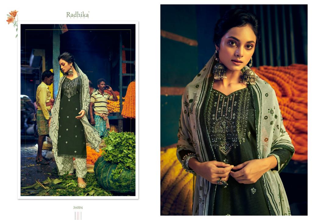 Aashma Radhika Fashion Fancy Wear Wholesale Cotton Salwar Suit Catalog